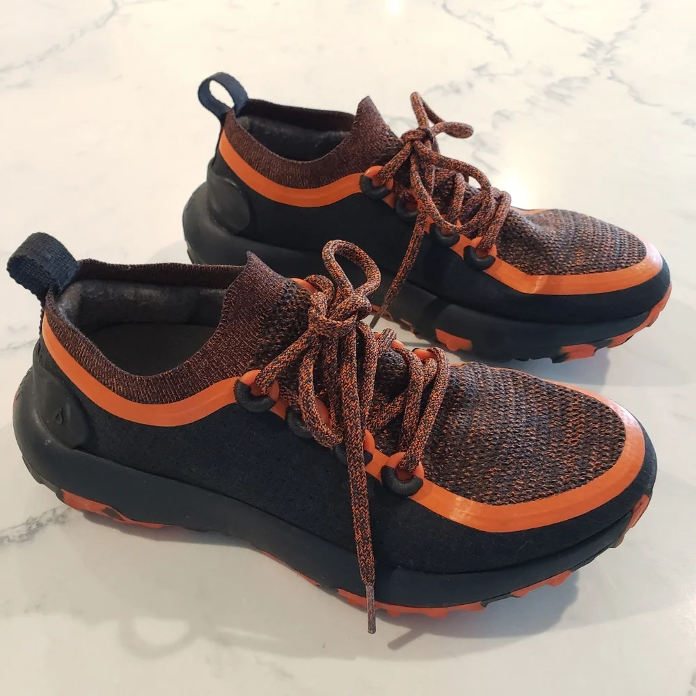 All birds Trail Runners SWT Sneakers Black Orange - Picture 7 of 8